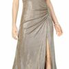 Adrianna Papell Jerseykleid Abendkleid, Grau