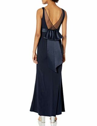 Adrianna Papell Kleid aus Crepe-Strick, Blau