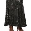 Adrianna Papell Langes Meerjungfrauenkleid Abendkleid, Schwarz