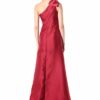 Adrianna Papell Langes Mikado-Kleid Abendkleid, Rot