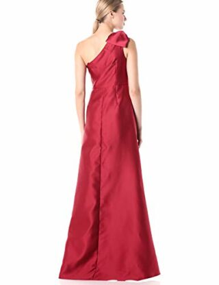 Adrianna Papell Langes Mikado-Kleid Abendkleid, Rot
