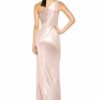 Adrianna Papell One Shoulder Abendkleid, Pink