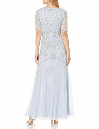Adrianna Papell Perlenkleid, Blau