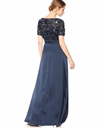 Adrianna Papell langes Abendkleid, Blau
