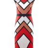Alba Moda Knielanges Kleid, Ärmellos, Rot