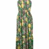 Alba Moda Maxi Kleid aus Viskose, Bunt