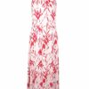 Alba Moda Maxi Kleid aus Viskose, Rot