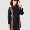 Alba Moda Strickkleid, Blau