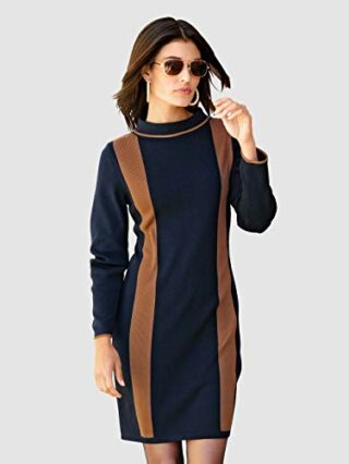 Alba Moda Strickkleid, Blau