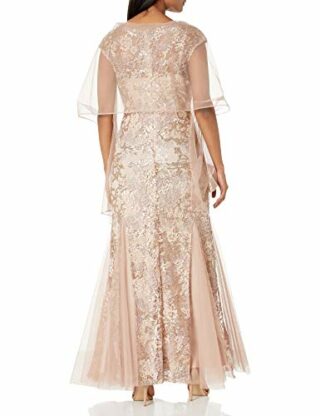 Alex Evenings Ausgestelltes Kleid mit Godet-Details, Pink