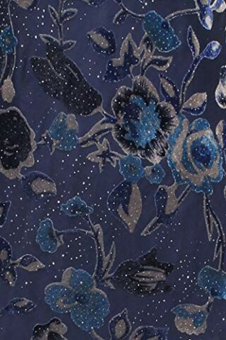 Alex Evenings Chiffon-Kleid, Bedruckt, Blau