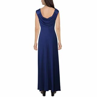 Alex Evenings Langes Abendkleid, Blau