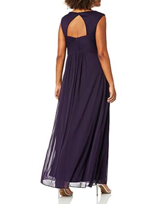 Alex Evenings Langes Kleid in A-Linie, Lila