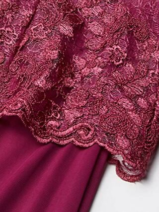 Alex Evenings Langes Kleid mit Flügelärmeln, Pink
