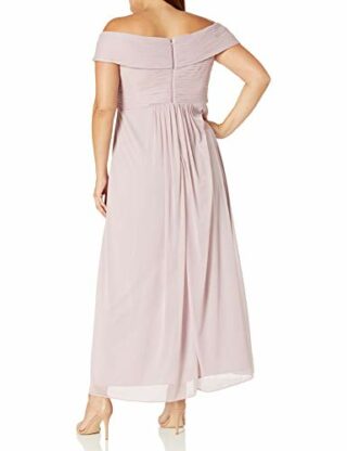 Alex Evenings Langes Kleid mit Plissee in Übergröße, Pink