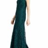 Alex Evenings Langes Strickkleid mit Schlüsselloch-Ausschnitt, Grün