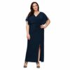 Alex Evenings Plus Size Abendkleid, Blau