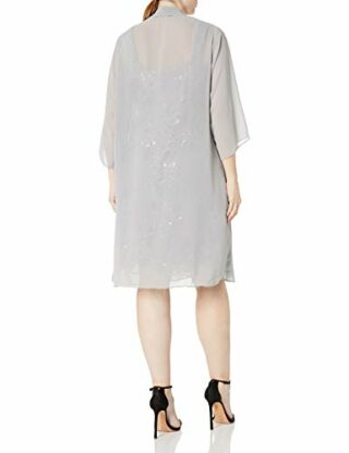 Alex Evenings Plus Size Etuikleid Midi-Länge, Beige