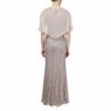 Alex Evenings Popover-Kleid mit offener Schulter, Beige