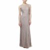 Alex Evenings Popover-Kleid mit offener Schulter, Beige