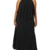 Alex Evenings Popover-Kleid mit offener Schulter Plus Size, Schwarz