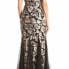 Alex Evenings Strickkleid mit Blumenmuster, Schwarz