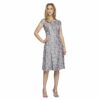 Alex Evenings Teelanges A-Linien Kleid mit Blumendetails, Pink