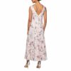 Alex Evenings Teelanges Chiffonkleid mit Schal, Pink