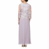 Alex Evenings Teelanges Kleid mit Spitze, Pink