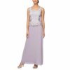 Alex Evenings Teelanges Kleid mit Spitze, Pink