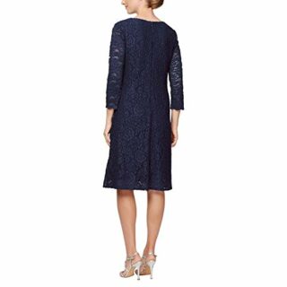 Alex Evenings Teelanges Tunikakleid mit Jacke, Blau