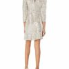 Ali & Jay Sparkle and Shine Mini Kleid, Pailletten, Silber