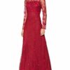 Amelia Rose Althea Spitzenbesticktes Maxikleid, Pink