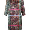 Amy Vermont Mini Kleid mit 3/4-Ärmel, Bunt