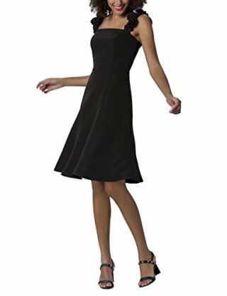 Apart Cocktailkleid, Corsagen-Oberteil, Schwarz