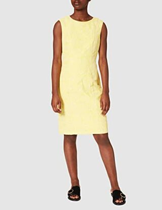 Apart Jacquardkleid Cocktailkleid, Gelb