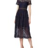 Apart Spitzenkleid Abendkleid, Blau
