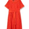 Apart Spitzenkleid Cocktailkleid, Orange