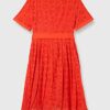 Apart Spitzenkleid Cocktailkleid, Orange