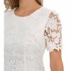 Apart Spitzenkleid Cocktailkleid in A-Linie, Beige