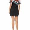 Armani Exchange AX Kurzärmliges Abendkleid, Schwarz