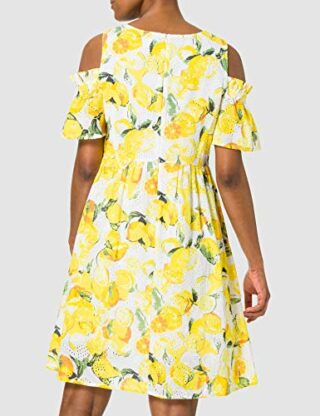 BOSS Alemy1 Cocktailkleid mit Blumenmuster, Bunt