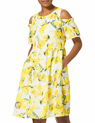 BOSS Alemy1 Cocktailkleid mit Blumenmuster, Bunt