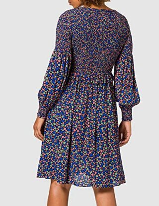BOSS Alineh Midikleid mit Punkten, Bunt