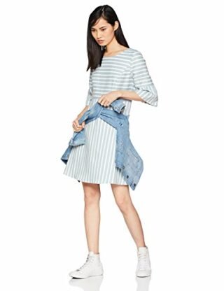 BOSS Alinny Gesteiftes Midikleid, Bunt
