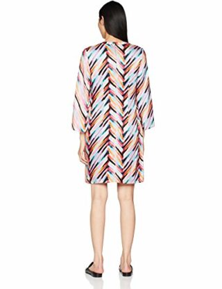 BOSS Aseta Abendkleid Midi mit Muster, Bunt