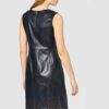 BOSS Aswedy Kunstleder Kleid, Blau