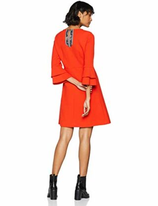 BOSS Atrimmy Midi Strickkleid, Rot