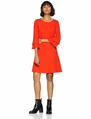 BOSS Atrimmy Midi Strickkleid, Rot