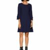 BOSS Atrimmy Strickkleid Midi, Blau
